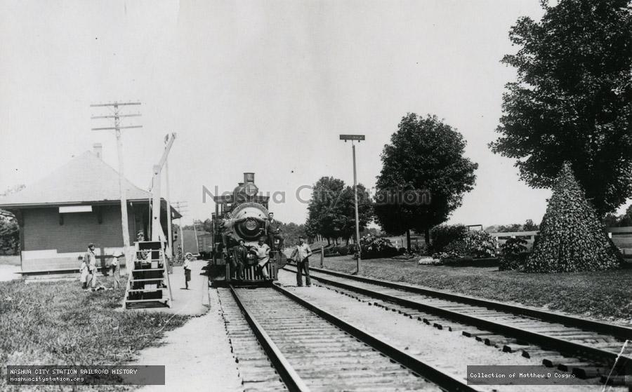 Postcard: Merrimack station